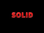 红色SOLID文字展示