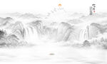 新中式山水画