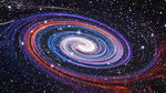 彩色旋涡宇宙星空
