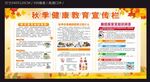 秋季健康教育宣传栏
