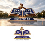 法治雕塑