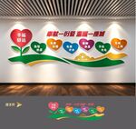 户外劳动者休息室爱心驿站文化墙
