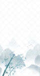 水墨山水雪景图