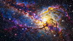 绚丽星云宇宙奇幻景象