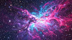 彩色唯美星空
