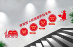 学校楼梯文化墙