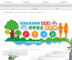 防溺水安全教育进校园文化墙