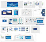 科技展厅展馆立面历程品牌文化墙