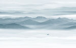 水墨山