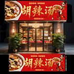 胡辣汤门头