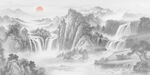 新中式意境山水画