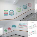 学校楼梯文化墙