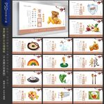 食堂文化墙展板 