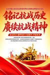 纪念抗战胜利81周年海报