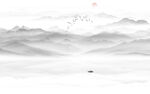 水墨山水画
