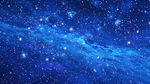 蓝色星空图