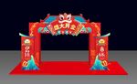 珠宝开业门头  