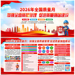 2026年全国质量月展板