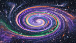 绚丽多彩宇宙星空顶