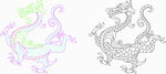 神兽 龙图案设计素材
