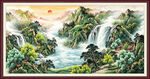 聚宝盆装饰画图片