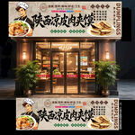 陕西凉皮肉夹馍门头