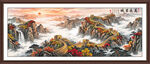 长城山水画