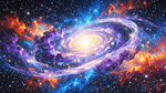 绚丽星系宇宙星空吊顶
