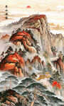 五岳独尊泰山日出