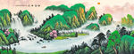 山水国画风景图