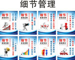 细节管理宣传海报展示