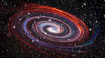炫彩宇宙星空旋涡背景