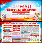 2026年全国科普月宣传栏