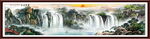 高山流水国画