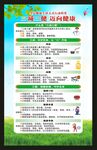 全民健康生活方式宣传月海报