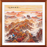 长城山水画