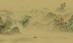 水墨山水画