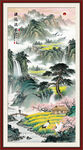 玄关山水画