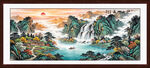 国画山水画