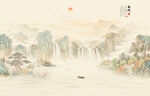 古风山水画