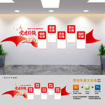 党建引领文化墙