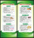 健康生活方式核心要点展架