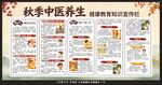 秋季中医养生宣传栏