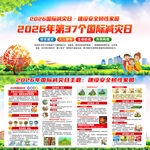 国际减灾日展板