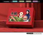 冬桃礼盒 桃子包装