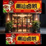 潮汕卤鹅门头
