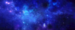 蓝色梦幻宇宙星空背景图