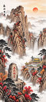 泰山日出五岳独尊