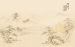 新中式山水画