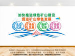 促进矿业绿色发展文化墙